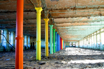 Rainbow Pillars